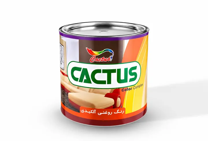 قوطی رنگ روغنی آلکیدی کاکتوس